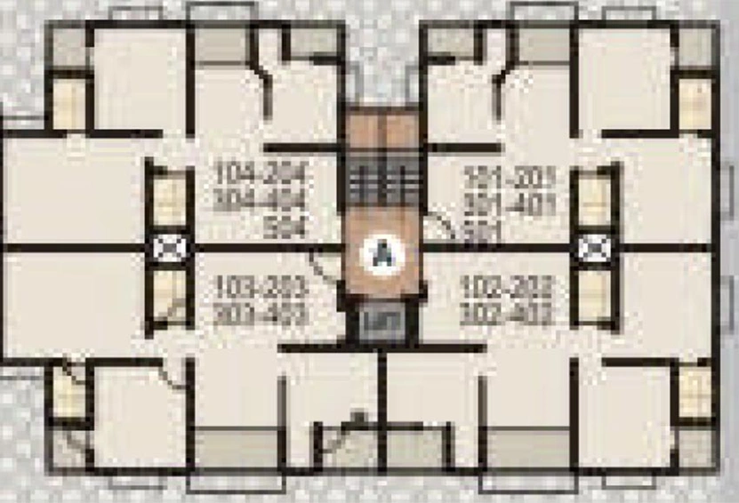 Floor Plan of Himalaya Zircon in Motera, Ahmedabad - Image 263476