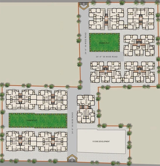 Master Plan of Himalaya Zircon in Motera, Ahmedabad - Image 263475