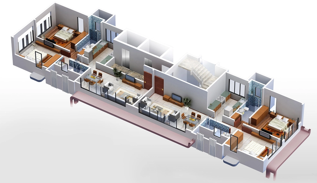 Floor Plan of Maverick N and G CHS Nalanda in Mulund West, Mumbai - Image 331223