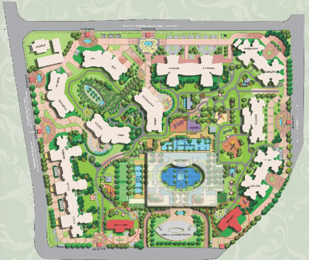 Master Plan of Nahar Barberry and Bryony in Chandivali, Mumbai - Image 333185
