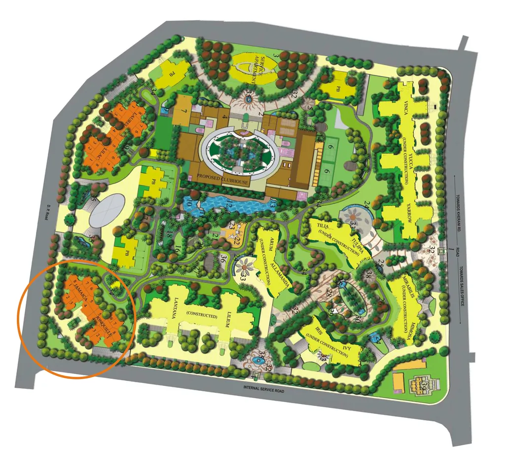 Master Plan of Nahar Jonquille and Jamaica in Chandivali, Mumbai - Image 333197