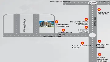 Location of Kinetic Santwana Residency - Image 261167