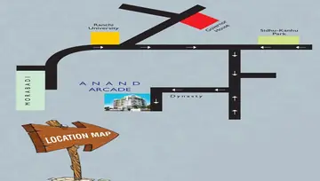 Location of M Tech Anand Arcade - Image 259443