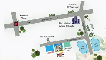 Location of M Tech Yasin Enclave - Image 259478