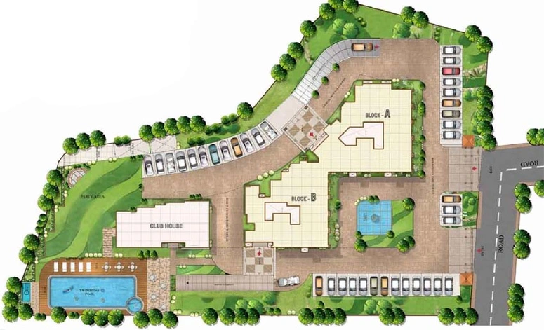 Master Plan of HM Tropical Tree in RT Nagar, Bangalore - Image 127091