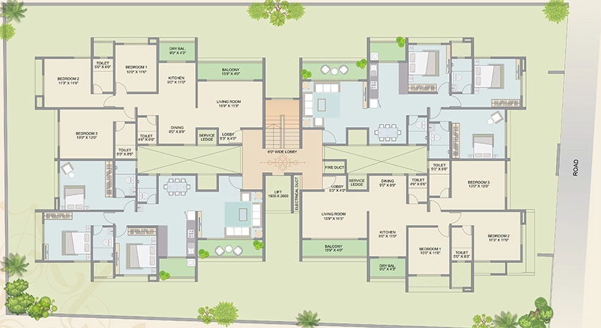 Master Plan of Nirman Anamika in Sadashiv Peth, Pune - Image 348993