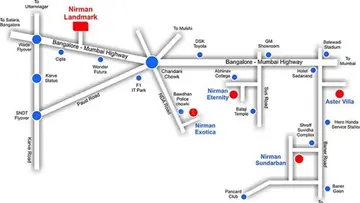 Location of Nirman Landmark - Image 349008