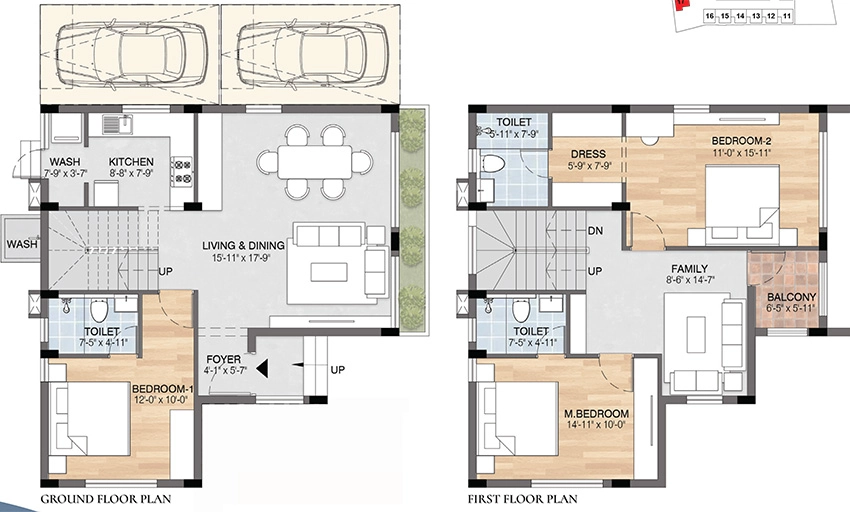 3 BHK House/Villa in Akshaya Podigai in Mambakkam, Chennai - Image 877624