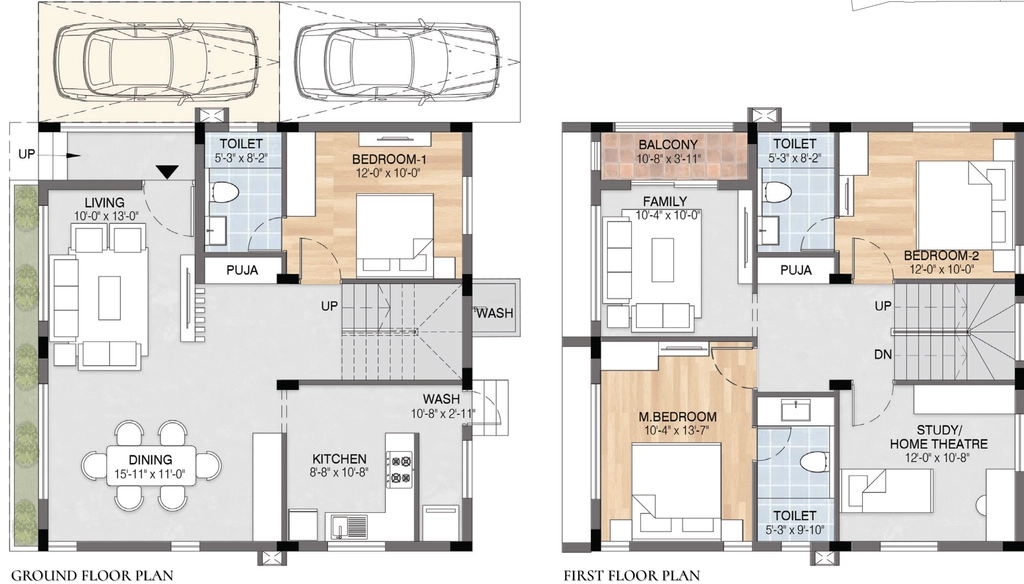 3 BHK Flat in Akshaya Podigai in Mambakkam, Chennai - Image 877625