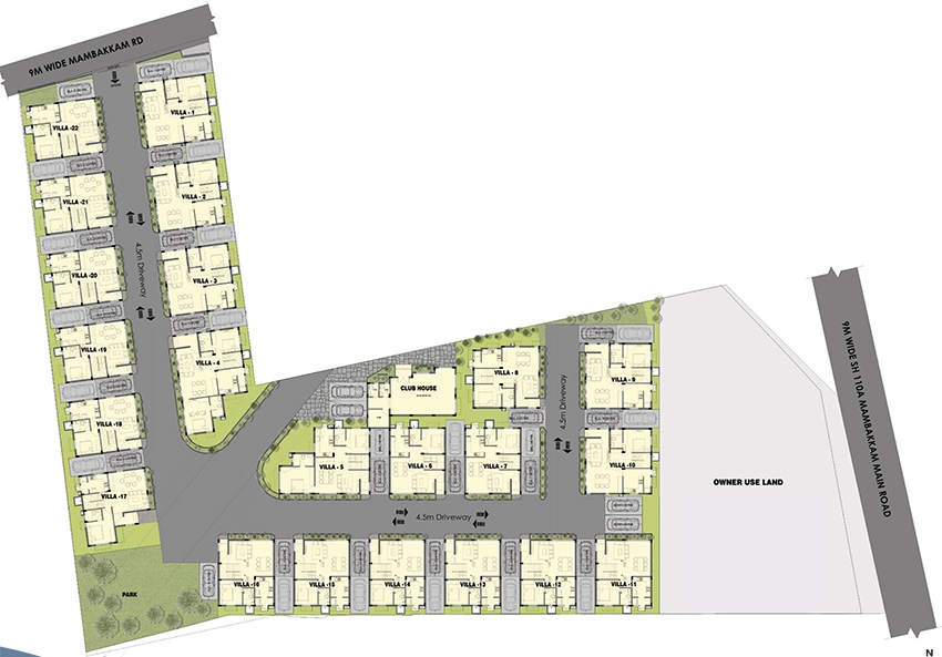 Master Plan of Akshaya Podigai in Mambakkam, Chennai - Image 330732