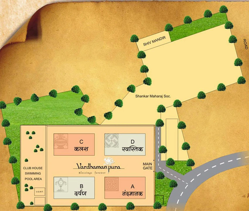 Master Plan of Suyog Vardhamanpura in Bibwewadi, Pune - Image 349153