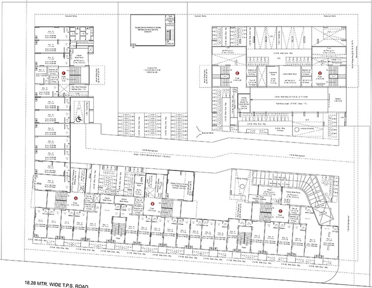 Master Plan of Sun Suryansh Skyline in Naranpura, Ahmedabad - Image 268656