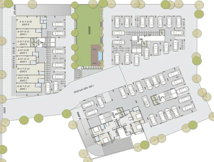 Master Plan of Sun Suryansh Solitaire in Shilaj, Ahmedabad - Image 269314