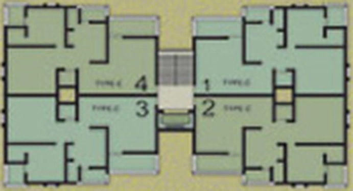 Floor Plan of Sun Aalekh in Vastrapur, Ahmedabad - Image 268771
