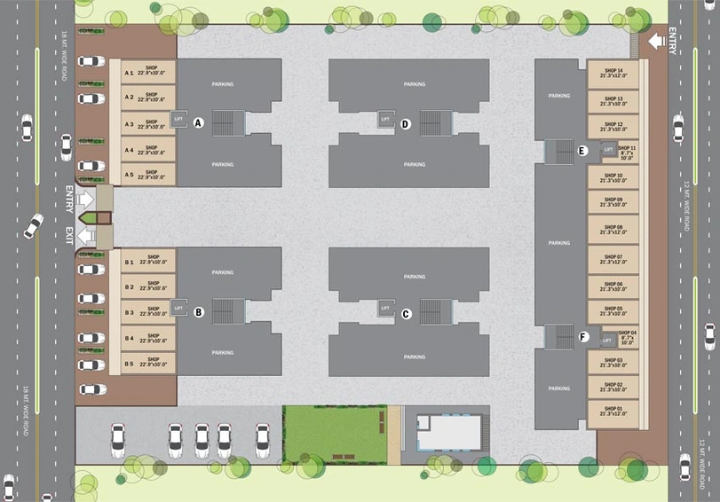 Master Plan of Naman Height in Kapurai, Vadodara - Image 128370