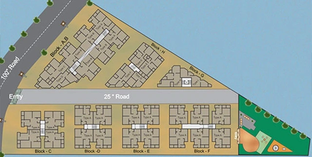 Master Plan of Sun Suryoday 2 in Ghatlodiya, Ahmedabad - Image 269529