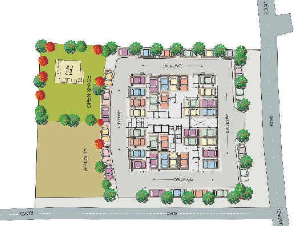 Master Plan of Space West Wind Park in Hinjewadi, Pune - Image 350192