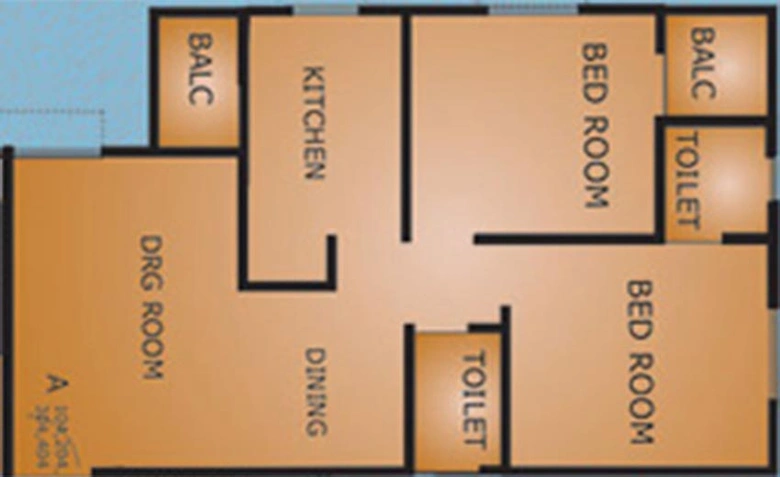 2 BHK Flat in Sun Suryoday 1 in Ghatlodiya, Ahmedabad - Image 851887