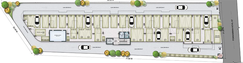 Master Plan of VNR Belmont in Maduravoyal, Chennai - Image 338238