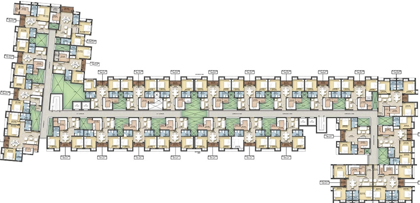 Floor Plan of VNR Milford in Mogappair, Chennai - Image 338263