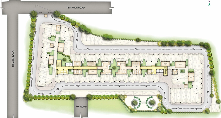 Master Plan of VNR Milford in Mogappair, Chennai - Image 338262