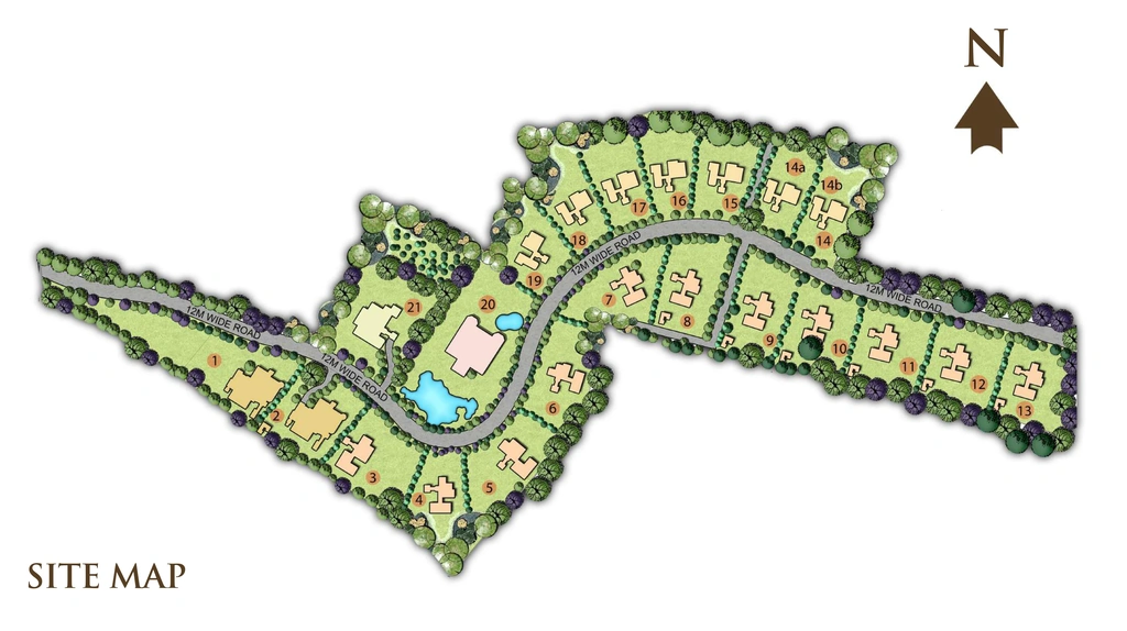 Master Plan of AZ Shangrila Garden Estates in Moinabad, Hyderabad - Image 314920