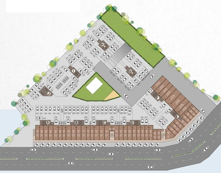 Master Plan of Shree Siddhnath Park in Sayajipura, Vadodara - Image 128838