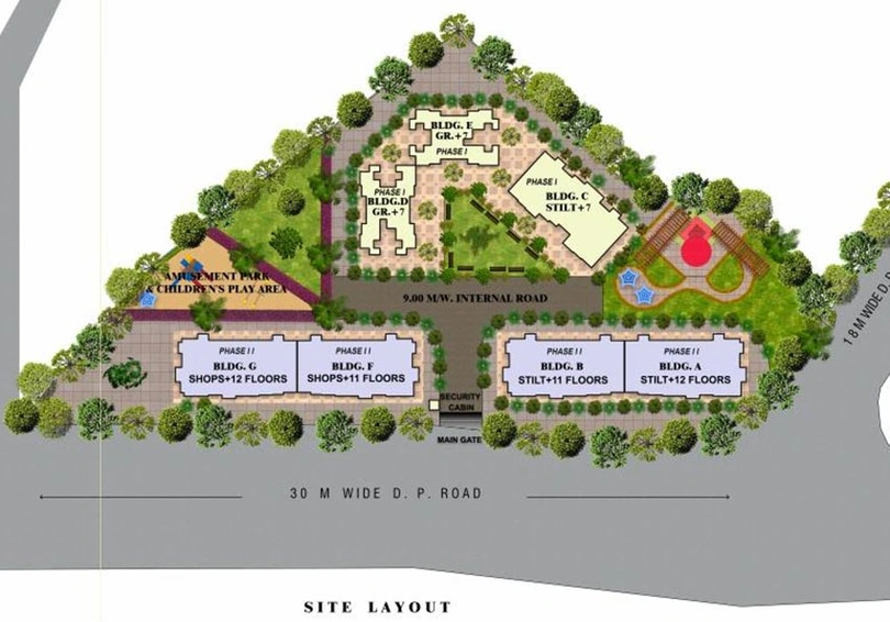 Master Plan of Mayfair Vishwaraja in Titwala, Thane - Image 242949