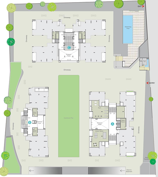 Master Plan of Gala Marvella in South Bopal, Ahmedabad - Image 263314