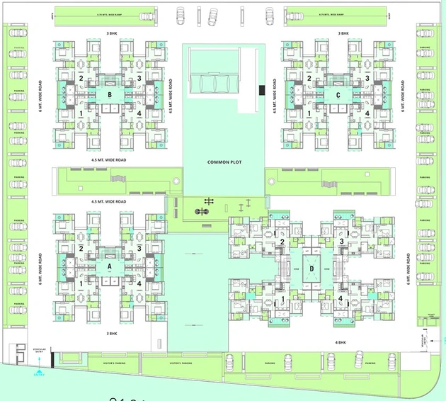 Master Plan of Gala Swing in South Bopal, Ahmedabad - Image 262924