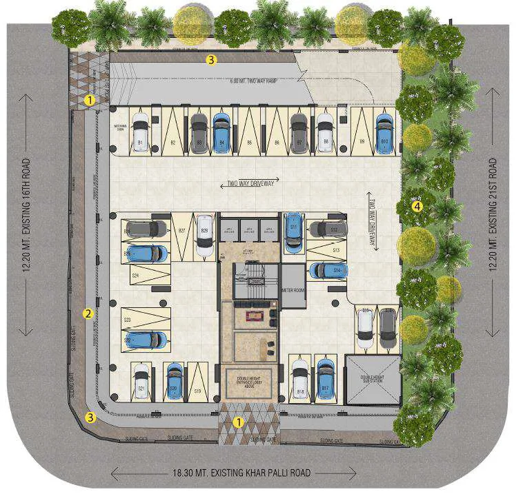 Master Plan of Mayfair Muse in Bandra West, Mumbai - Image 329101