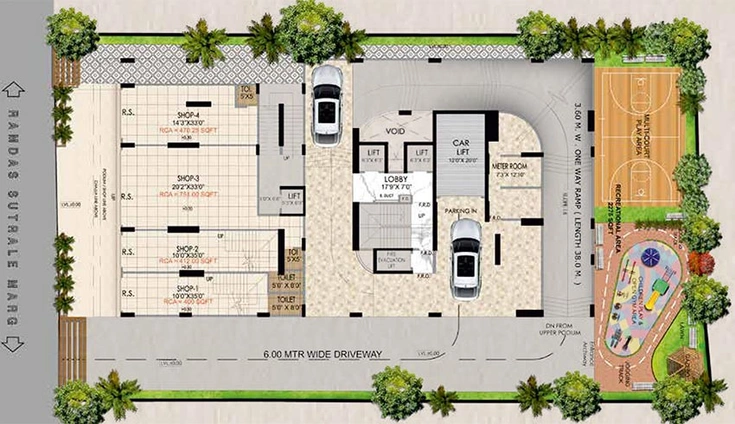 Master Plan of Sumit One in Borivali West, Mumbai - Image 240511