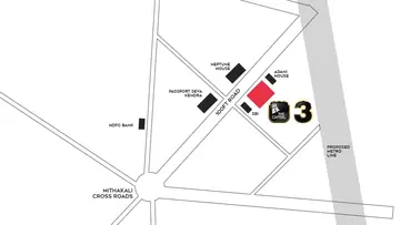 Location of Sahjanand The Capital 3 - Image 358086