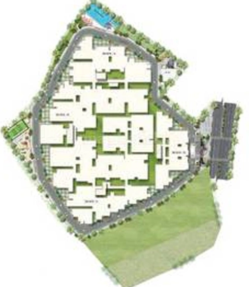 Master Plan of Mahaveer Trident in Electronic City, Bangalore - Image 127162