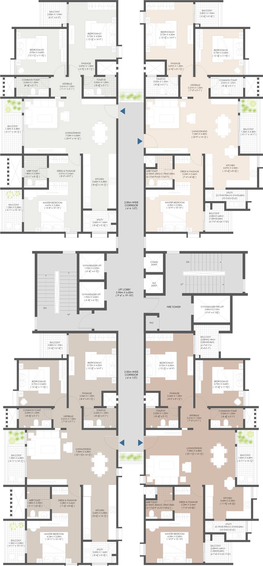 Floor Plan of Modern Engrace Vista in Sarjapur, Bangalore - Image 123863