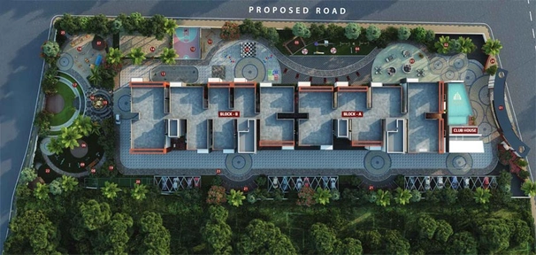Master Plan of Sanjeevini Aarna in Hoskote, Bangalore - Image 127110