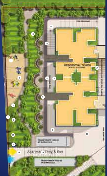 Master Plan of Sobha Indraprastha in Rajajinagar, Bangalore - Image 123884