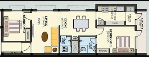 2 BHK Flat in Pearl Lisianthus in Medavakkam, Chennai - Image 840655