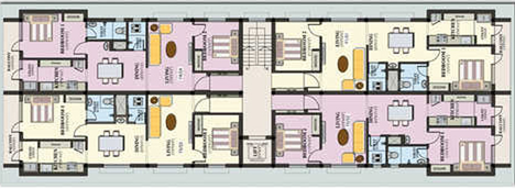 Floor Plan of Pearl Lisianthus in Medavakkam, Chennai - Image 242146