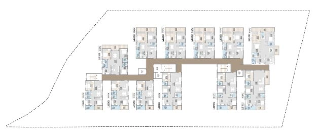 Floor Plan of Fuzen Sky Plaza in Secunderabad, Hyderabad - Image 315614