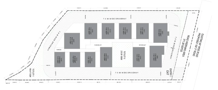 Master Plan of Fuzen Sky Plaza in Secunderabad, Hyderabad - Image 315615