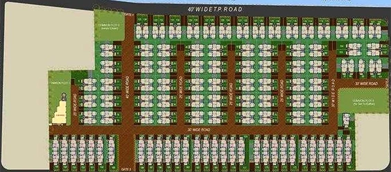 Master Plan of Dharmadev Neelkanth Villa in Bopal, Ahmedabad - Image 262731