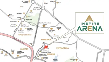 Location of Commercial Inspire Arena - Image 290714