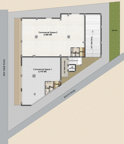 Master Plan of Commercial Inspire Arena in Puppalaguda, Hyderabad - Image 290715