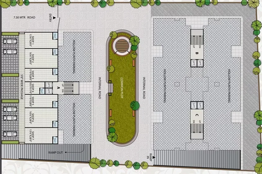 Master Plan of Suryam Grace in Vastral, Ahmedabad - Image 269869