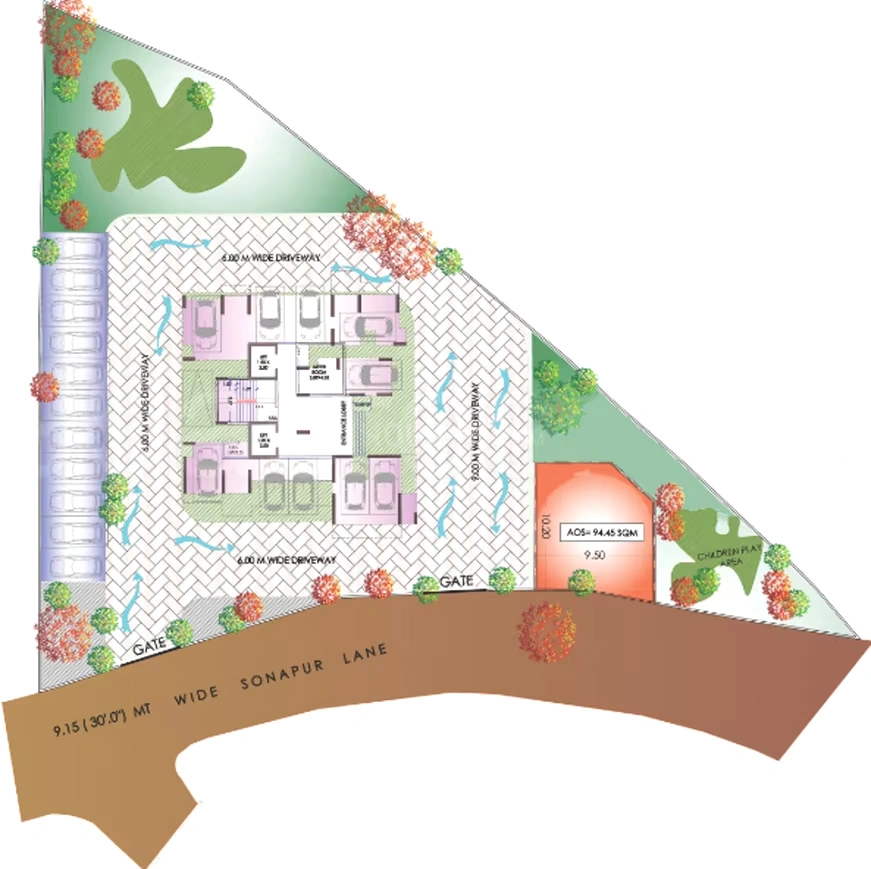 Master Plan of Srishti Elegance in Bhandup West, Mumbai - Image 336294