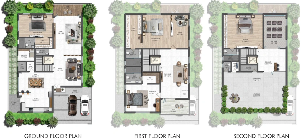 4 BHK House/Villa in Samracana Walden in Kollur, Hyderabad - Image 867025