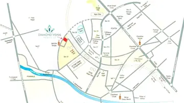 Location of Nexus Diamond Vishal Paradise - Image 348761