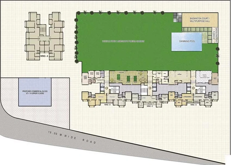 Master Plan of Neelsidhi Atlantis in Nerul, Navi Mumbai - Image 252141