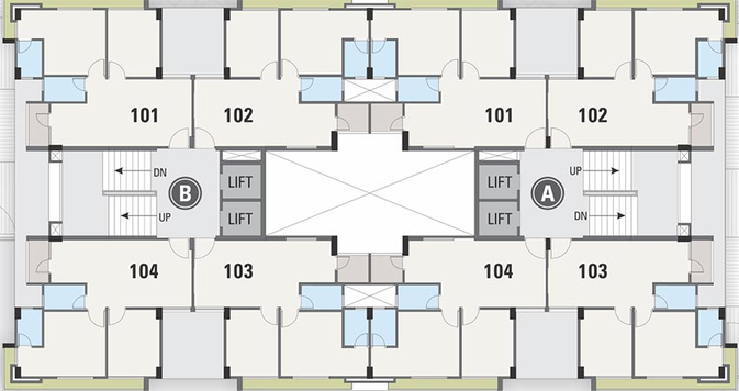 Floor Plan of Keshar Samruddham in Vaishnodevi Circle, Ahmedabad - Image 264039